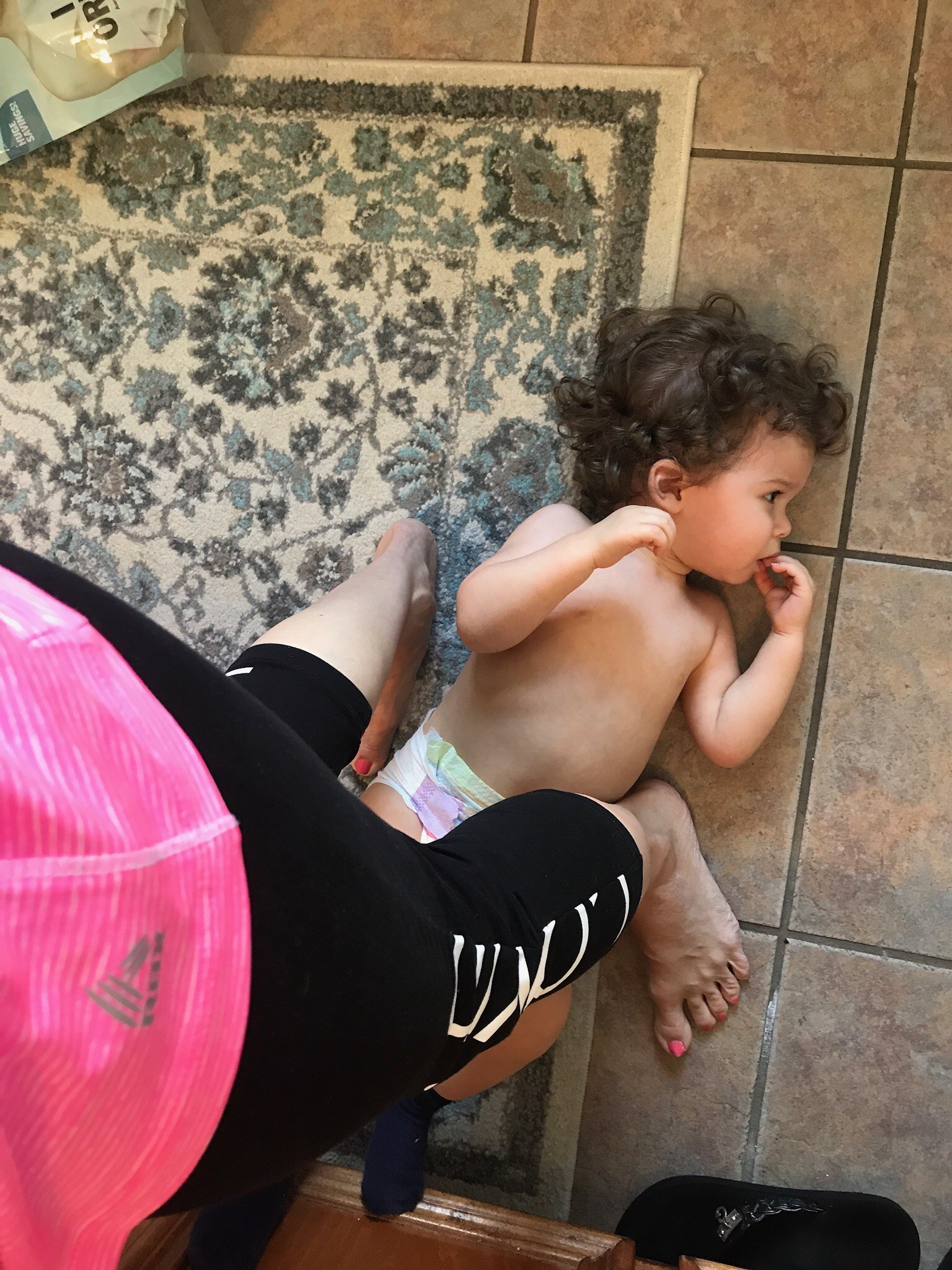 Toddler By My Feet